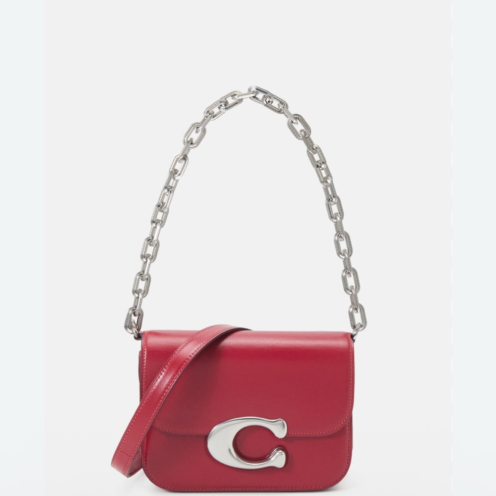 Coach Idol Bag (silver/enamel red) - Picture 17 of 17